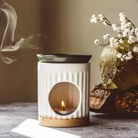 Navy Handmade Ceramic Burner