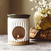 Navy Handmade Ceramic Burner