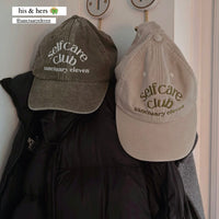 ‘Self Care Club' Olive Cap