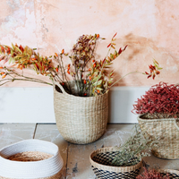 Woven Seagrass Storage Basket