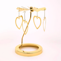 Rotating Candle Carousel - Hearts