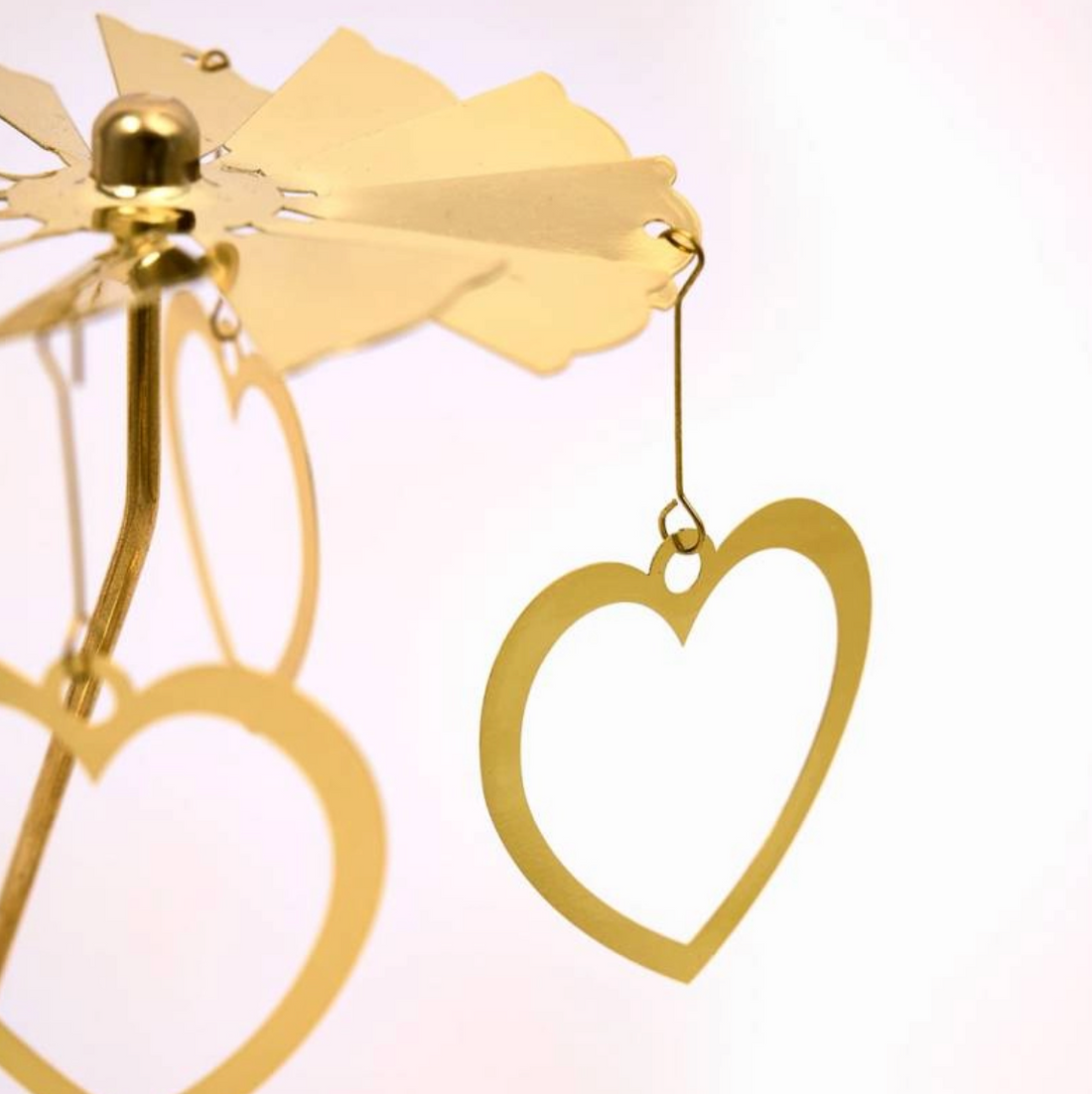Rotating Candle Carousel - Hearts
