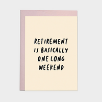 Retirement Greeting Card
