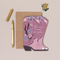 Cowgirl Birthday Card