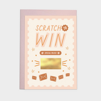 Bridesmaid Scratch Greeting Card