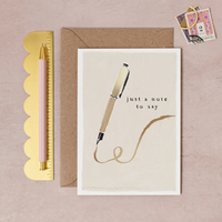 Just A Note Card