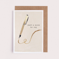 Just A Note Card