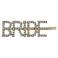 Embellished 'Bride' Hair Slide