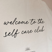 'Welcome' XL Slogan Tote