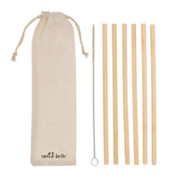 Bamboo Straws - Set Of 6