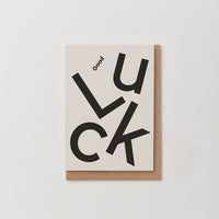 'Good Luck' Card