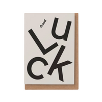 'Good Luck' Card