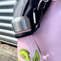 Black Water Bottle Holder Clip