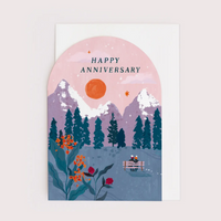 Anniversary Sunset Card