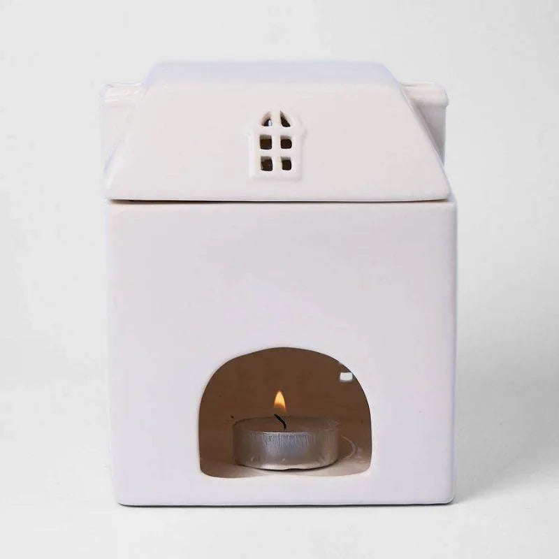 Large Ceramic House Oil and Wax Melt Burner