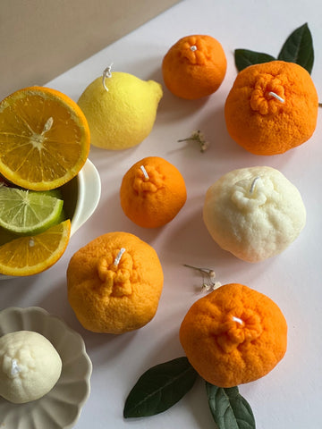 Clementine Candle