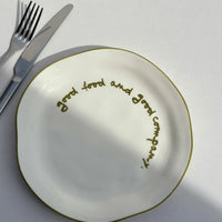 'Good Food And Good Company' Plate