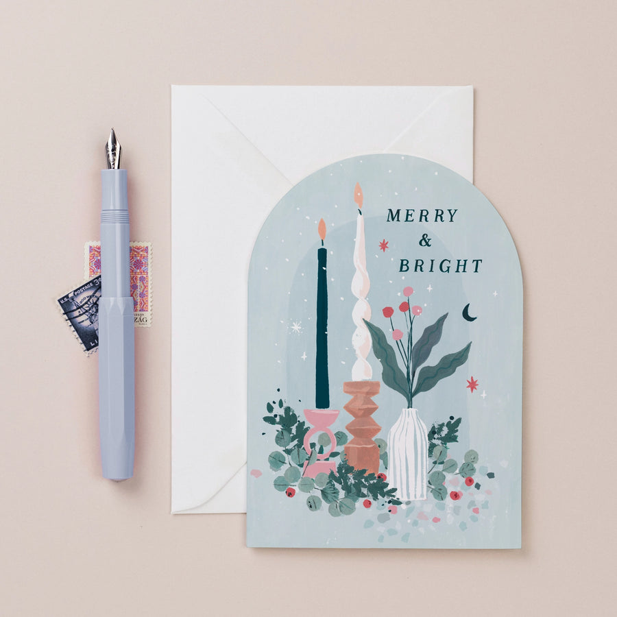 Merry & Bright Christmas Card