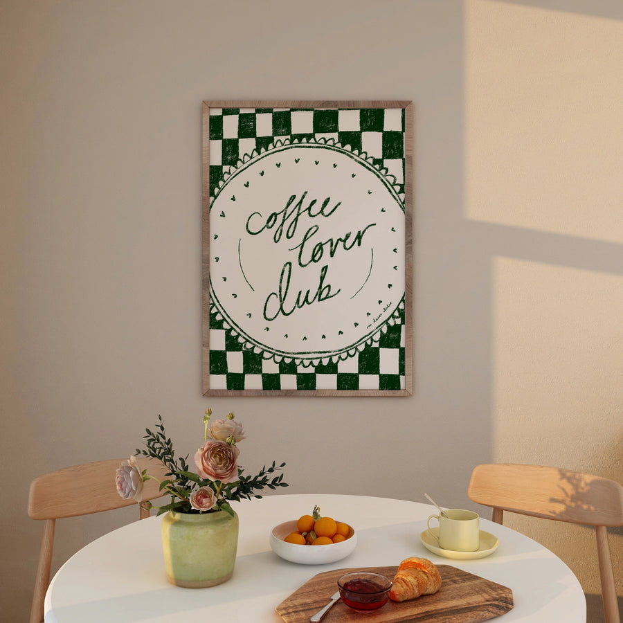 'Coffee Lover Club' Wall Art