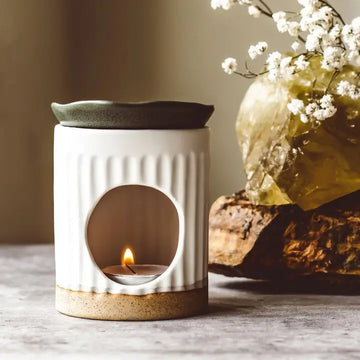 Navy Handmade Ceramic Burner