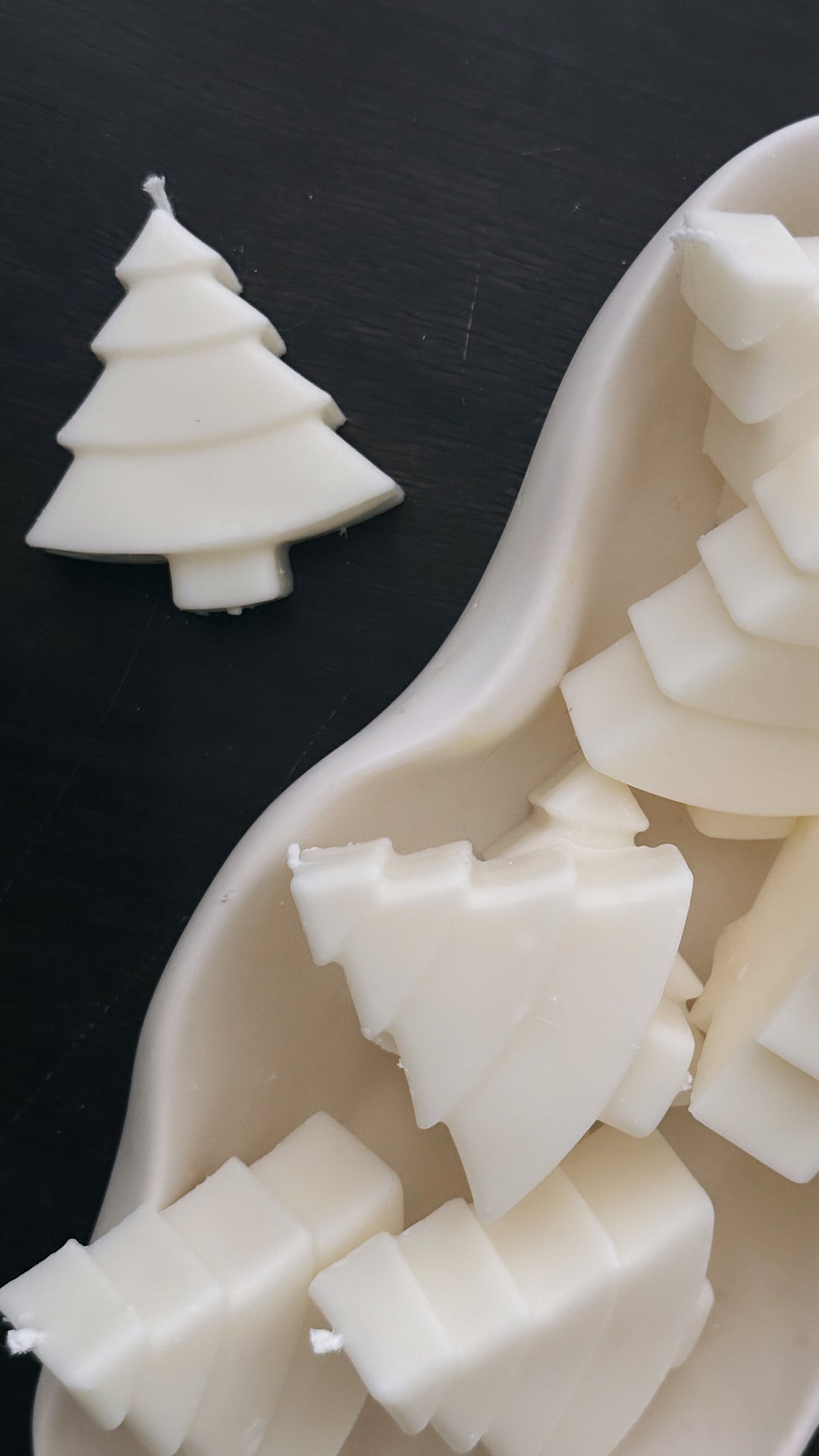 Christmas Tree Pillar Candle