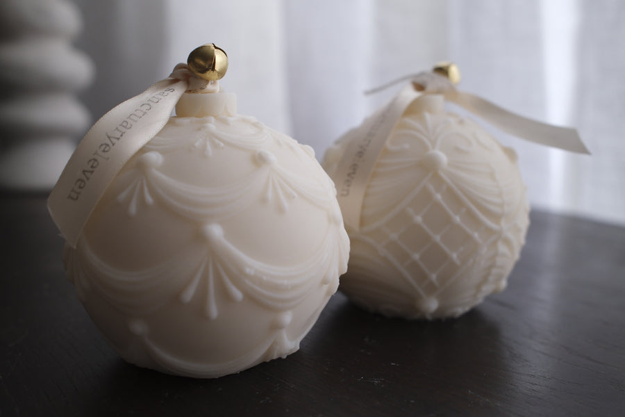 Bauble Pillar Candles