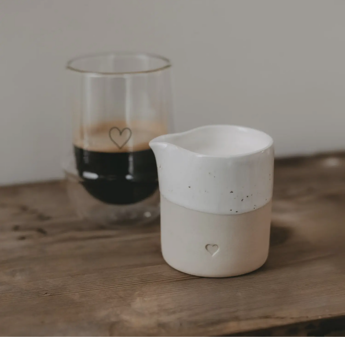Heart Stoneware Jug