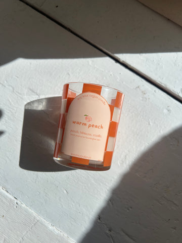 Warm peach Small Candle
