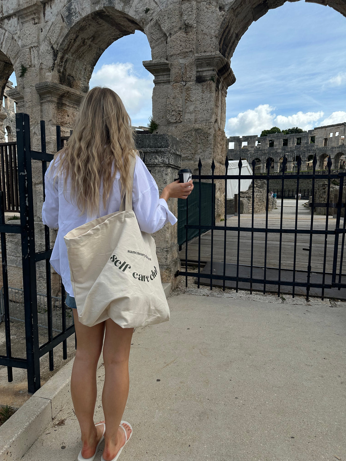 'Self Care Club' XL Slogan Tote - Pre-Order