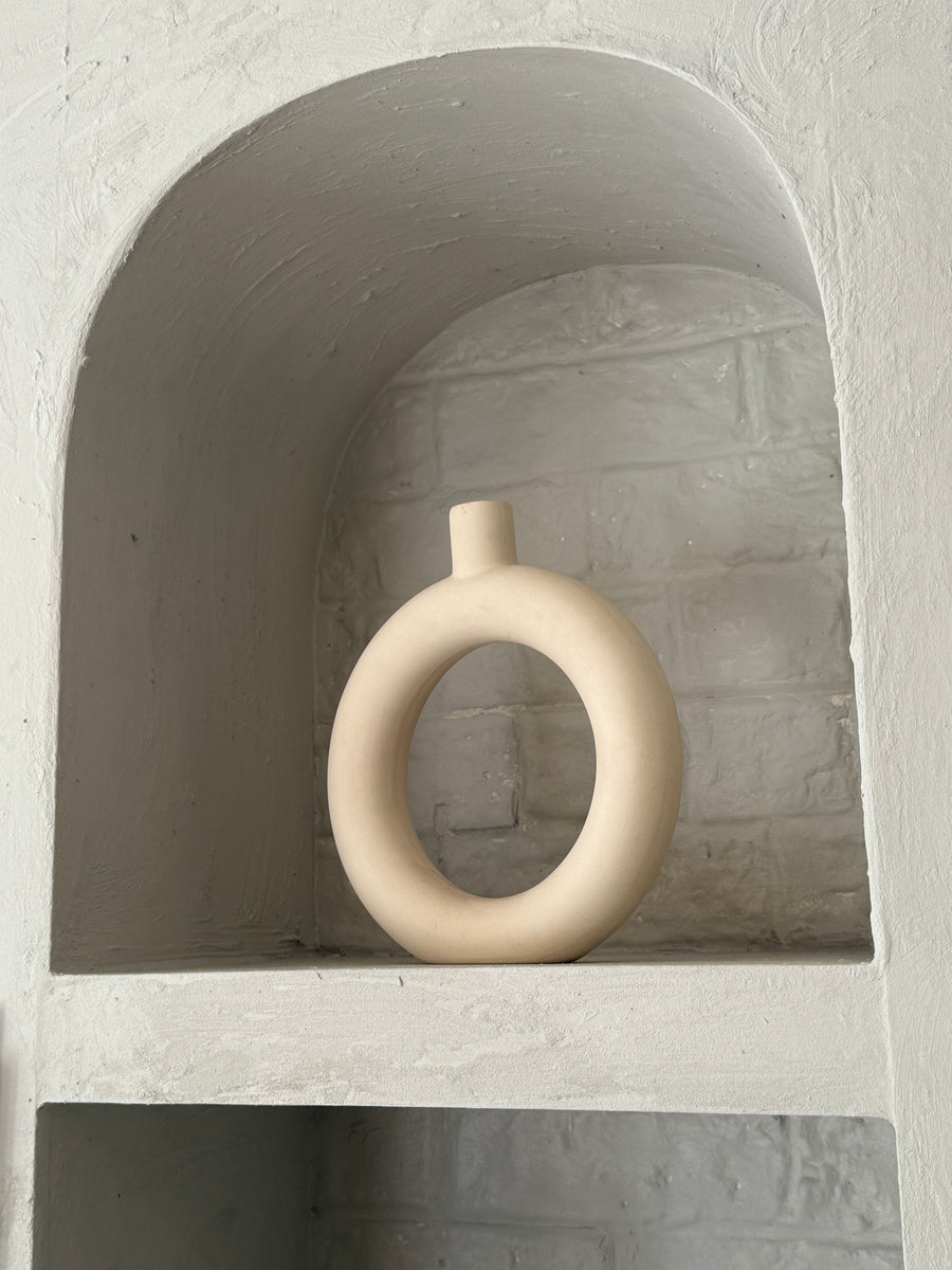 Donut Ceramic Vase