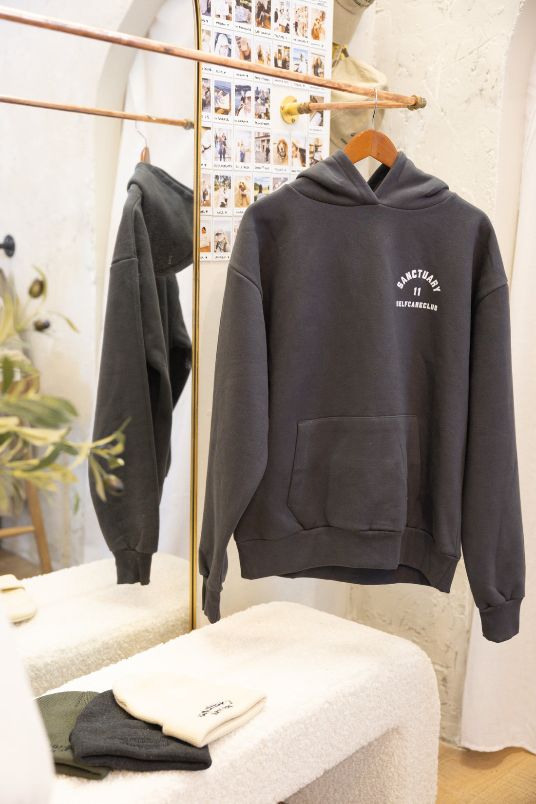 Charcoal Varsity Hoodie