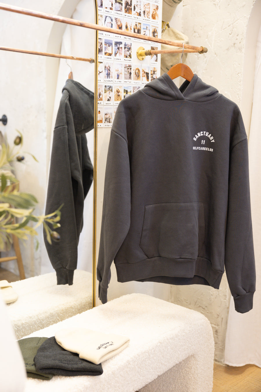 Charcoal Varsity Hoodie