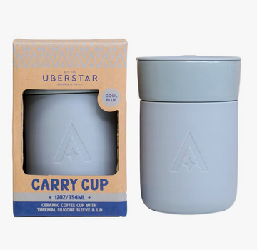 Ceramic Carry Cup - Cool Blue