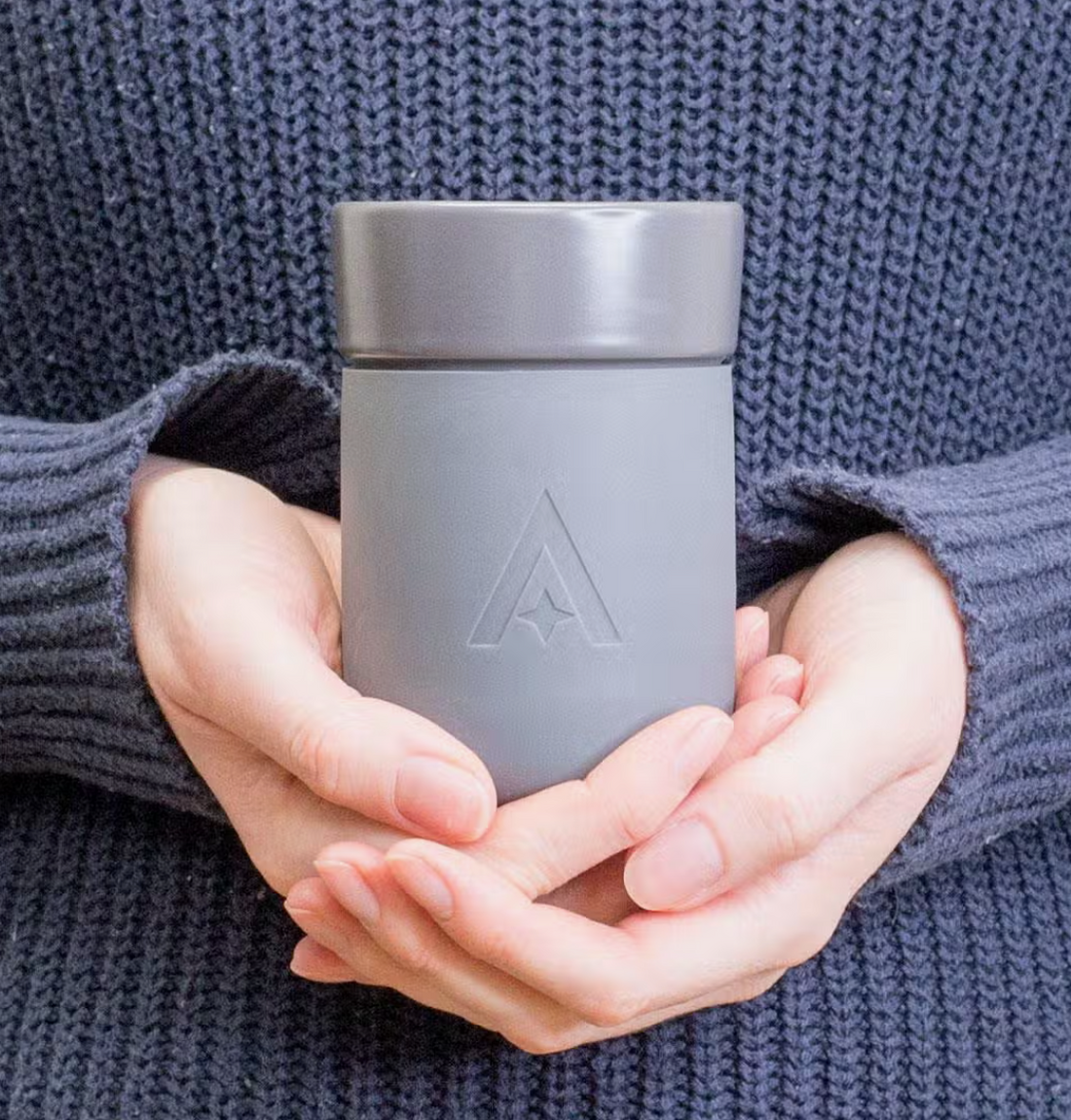 Ceramic Carry Cup - Space Grey
