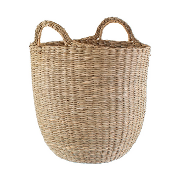 Woven Seagrass Storage Basket