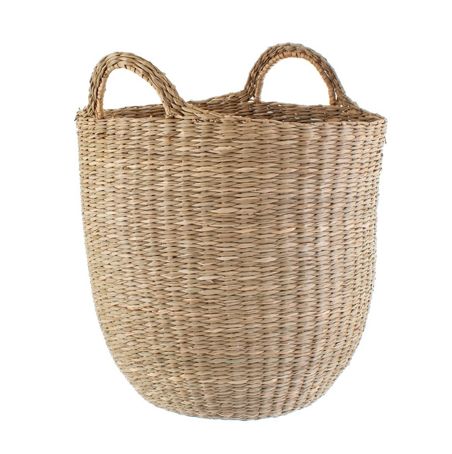Woven Seagrass Storage Basket