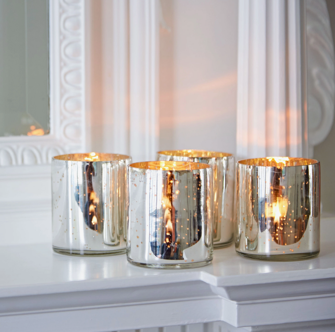 Recycled Glass Tea Light Holder
