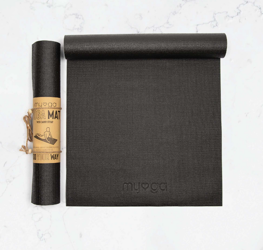 Black Yoga Matt