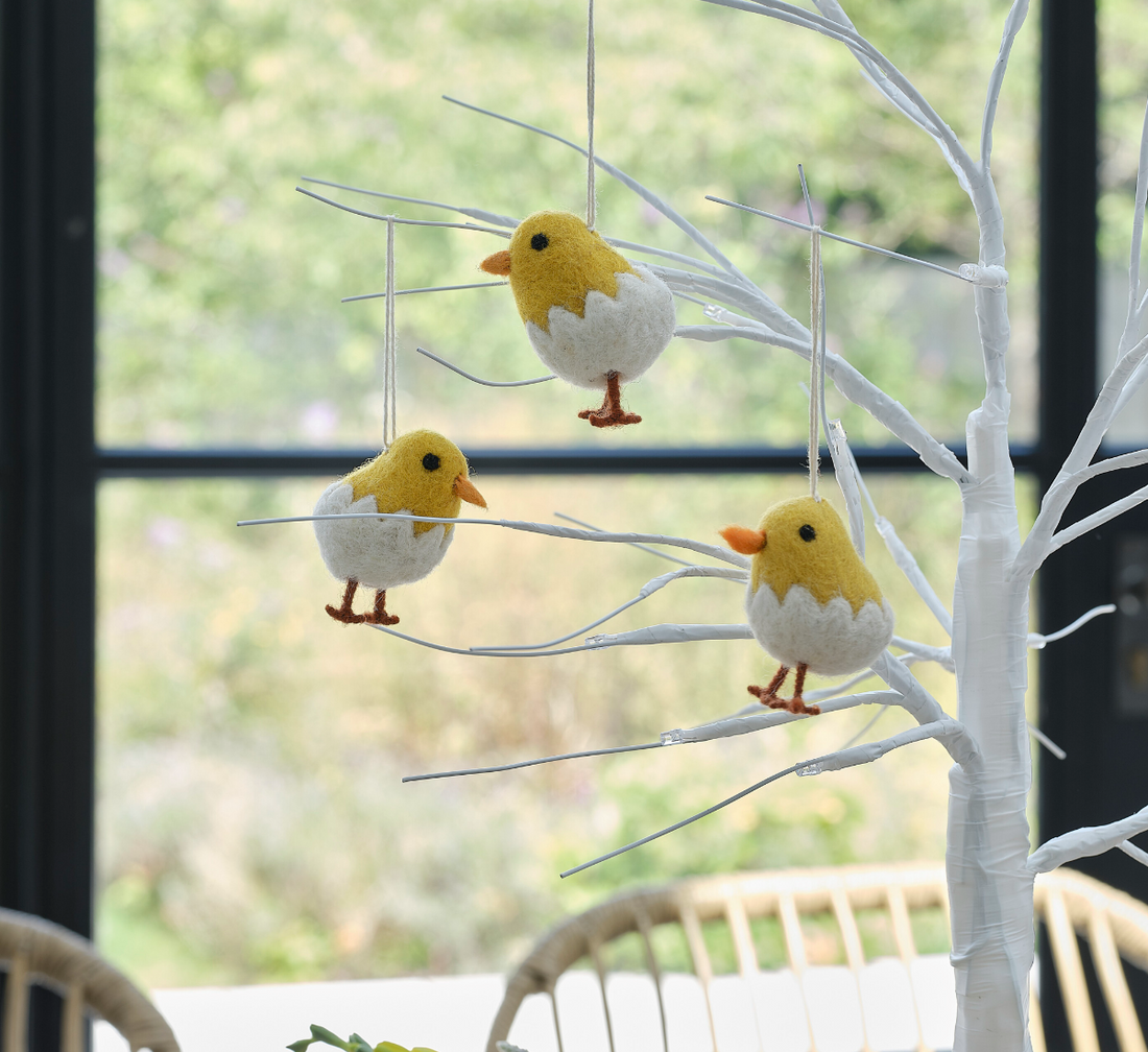 Felt Easter Chick Decoration