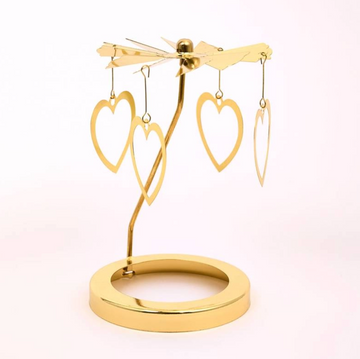 Rotating Candle Carousel - Hearts