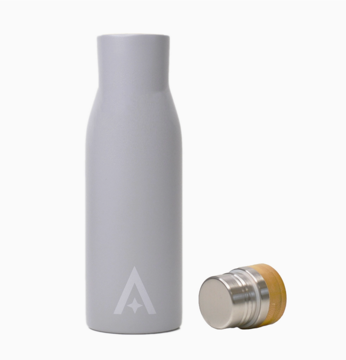 Grey Insulated Travel Bottle