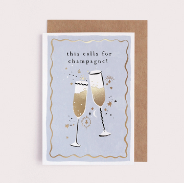 This Calls For Champagne Card