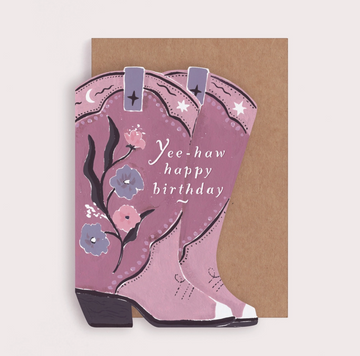 Cowgirl Birthday Card
