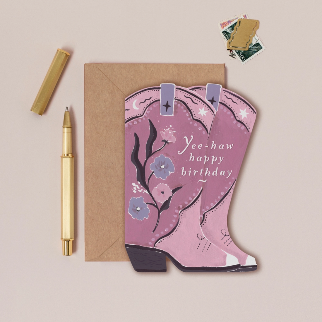 Cowgirl Birthday Card