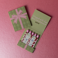 'Wrapped with Love' Matchbook
