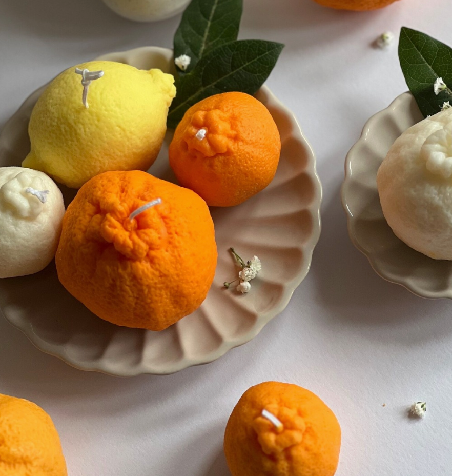 Clementine Candle