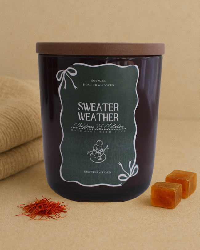 Sweater Weather Christmas Candle