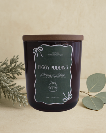 Figgy Pudding Christmas Candle