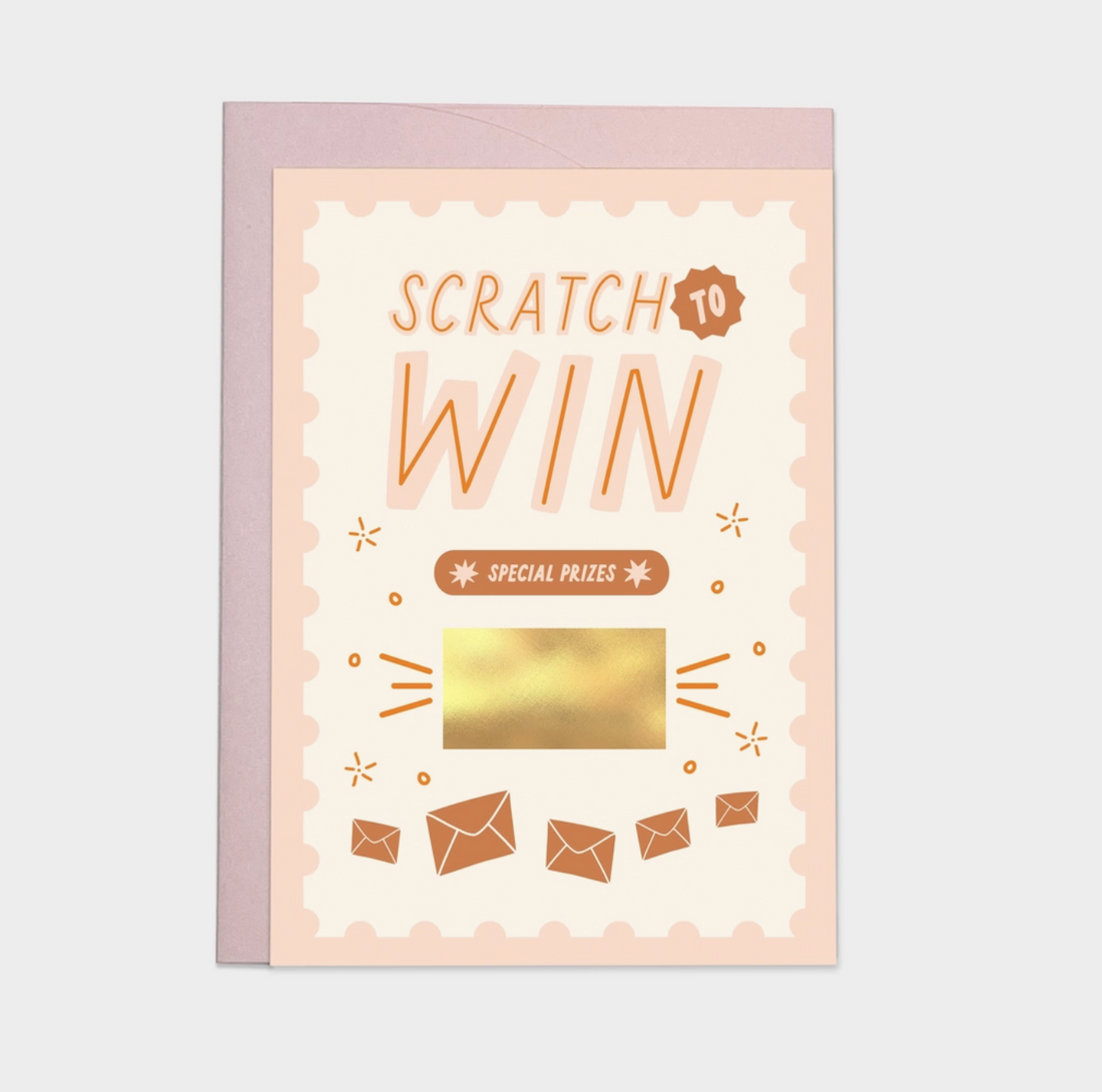 Bridesmaid Scratch Greeting Card