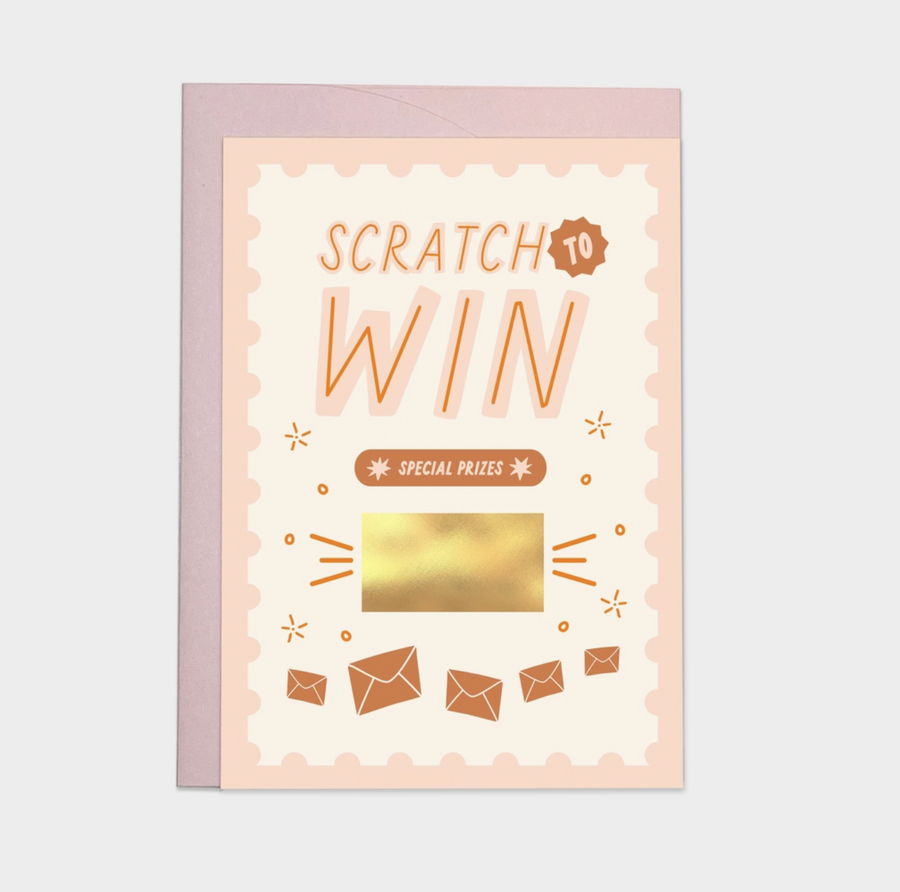 Bridesmaid Scratch Greeting Card